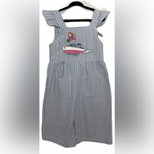 ✨ Studio Ghibli Ponyo Ruffle Strap Jumpsuit – 4T✨